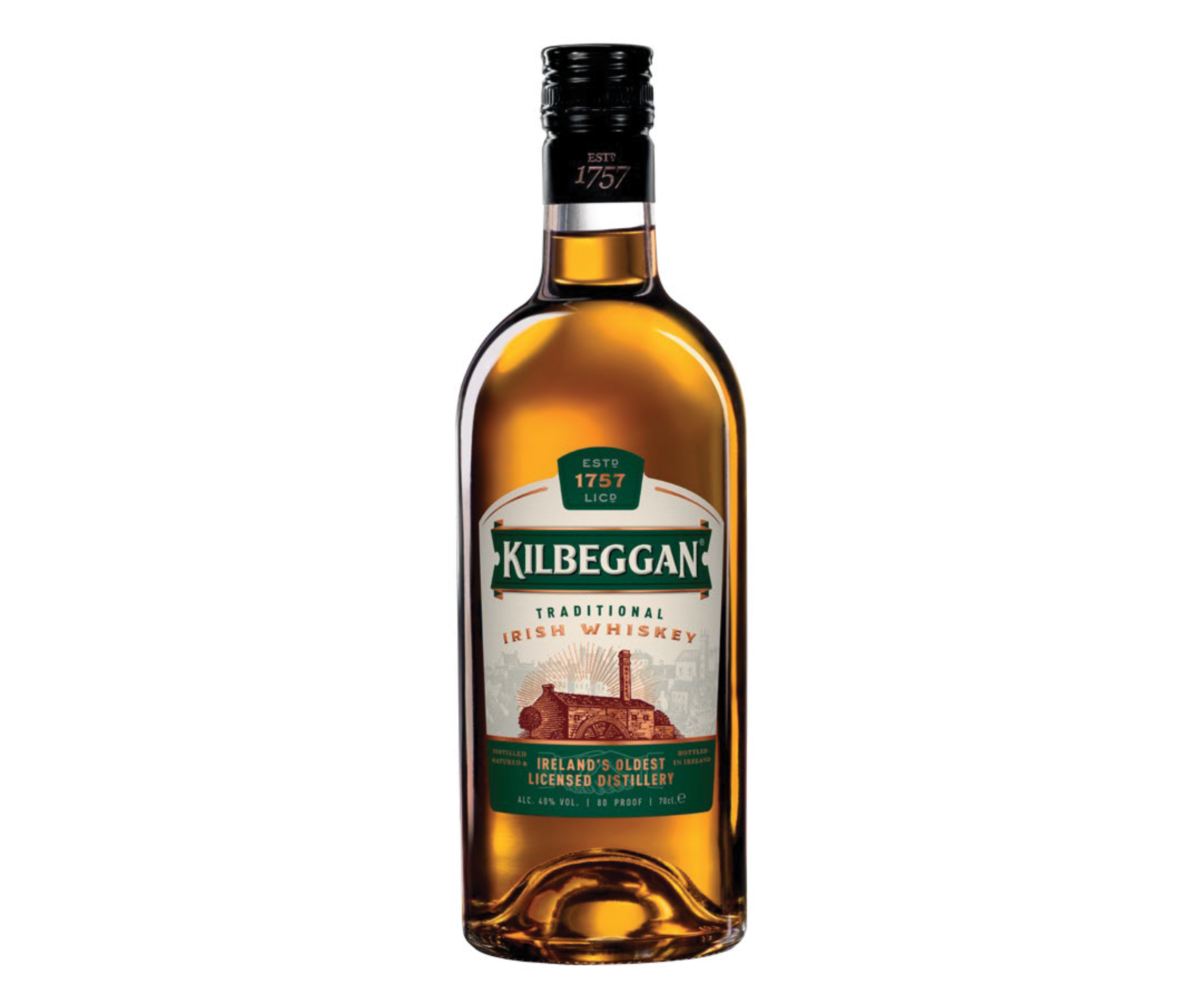 Kilbeggan Irish Whiskey 750ml