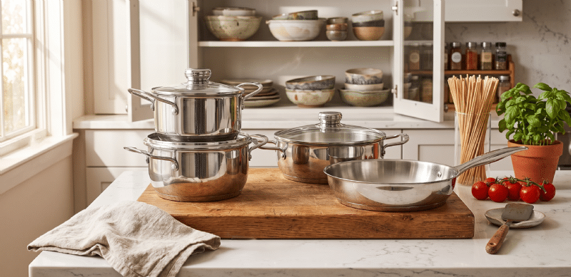7pc Head Chef Glass Lids - Image 1