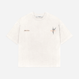 SUHU HEAVEN'S GUIDE T-SHIRT, WHITE