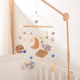 Wooden Space Cot Mobile