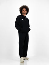 Cropped Cocoon Track- Black.