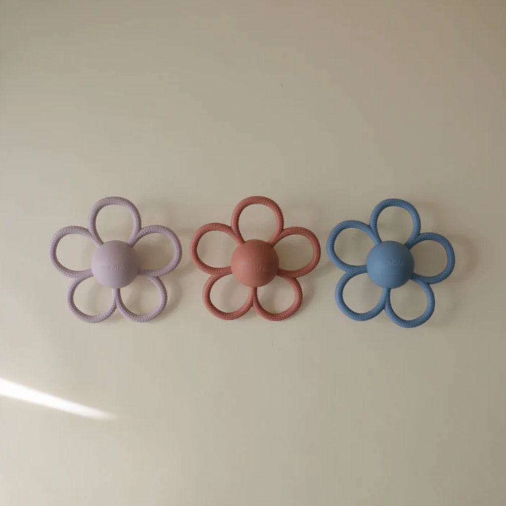 Mushie Daisy Rattle Teether