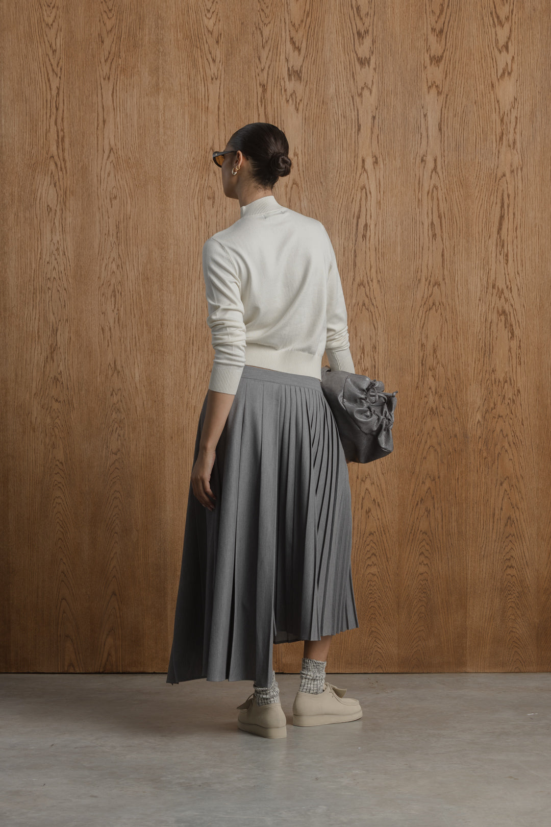 Amani High-Neck Cardigan