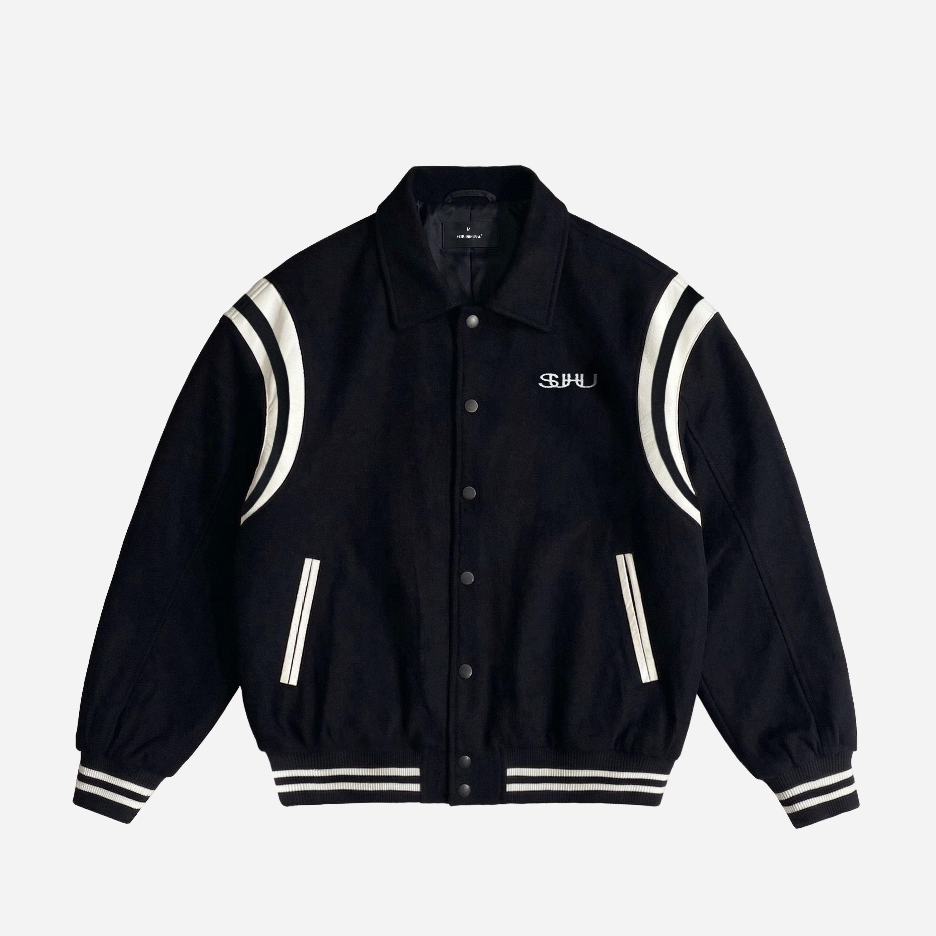 SUHU PITCHER JACKET, BLACK