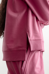 Hannah Sweatshirt _ 160332 _ Dusty Pink