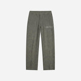 SUHU Aged Green Linen Pants