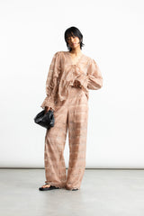 Naledi Embroidered Wide Leg Pants