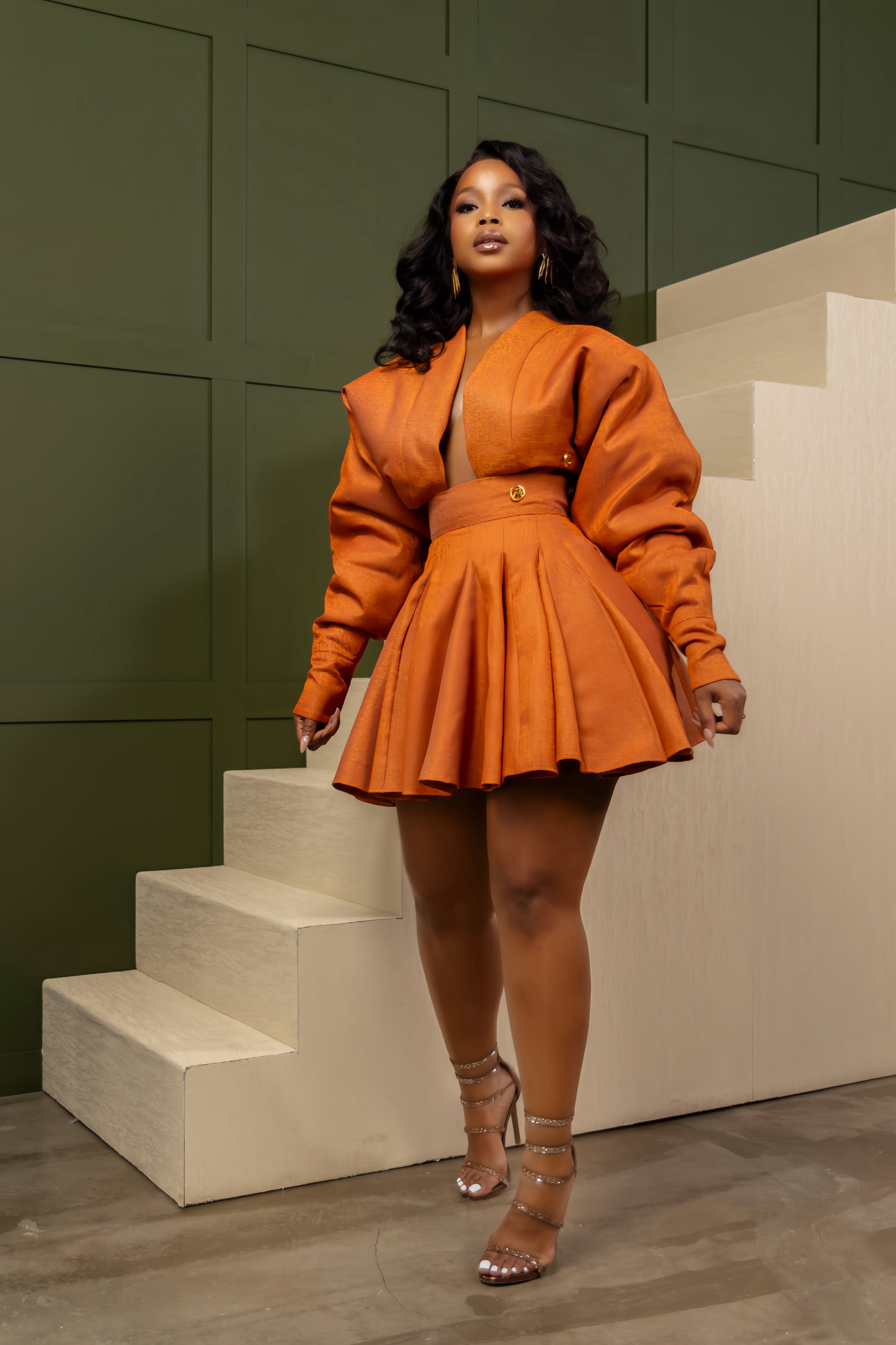 Malondie Flame Skirt