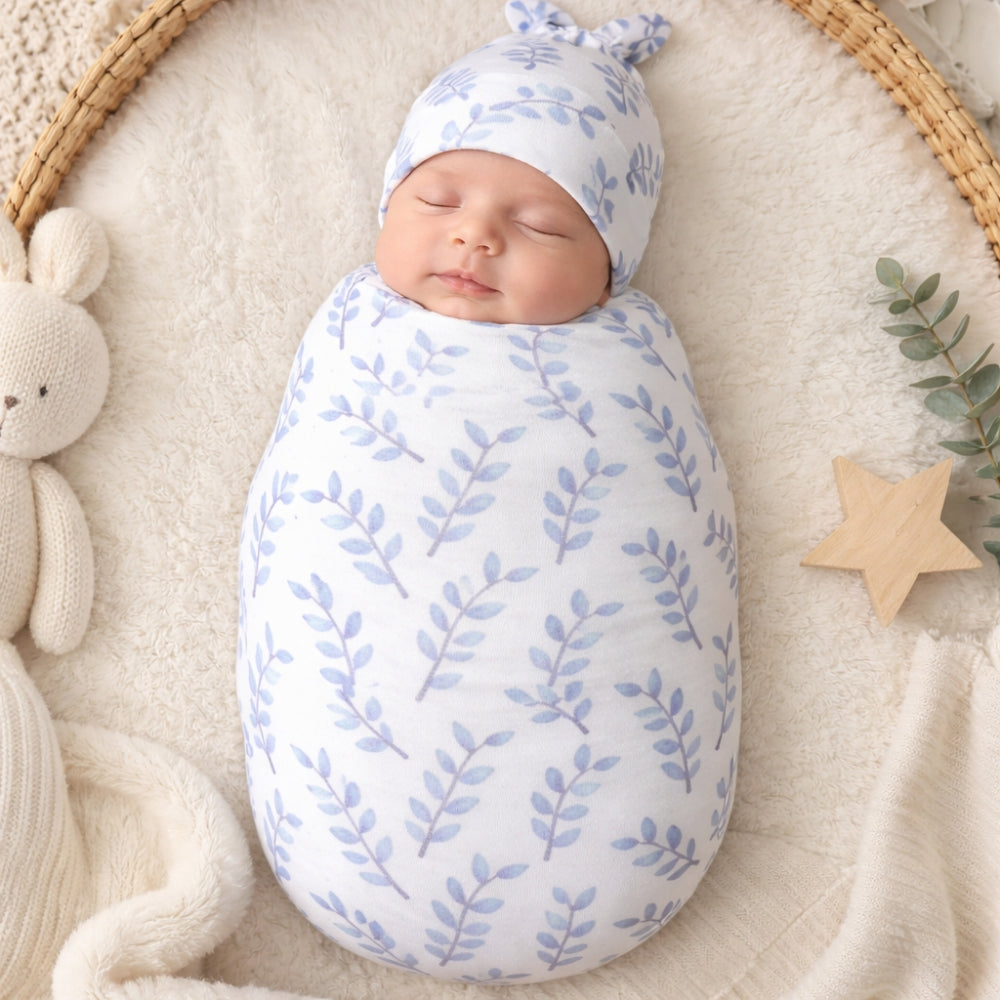 Aai Aai Baby Swaddle and Beanie Set