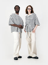 Stripe Tie Tee