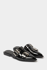 Tianna Buckle And Eyelet Mule