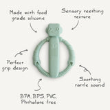 Mushie Robot Rattle Teether