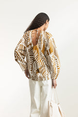 Christolene Keyhole Blouse