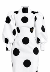 Polka Poise Maxi Dress
