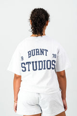Academy Oversized Tee - Grey Melange