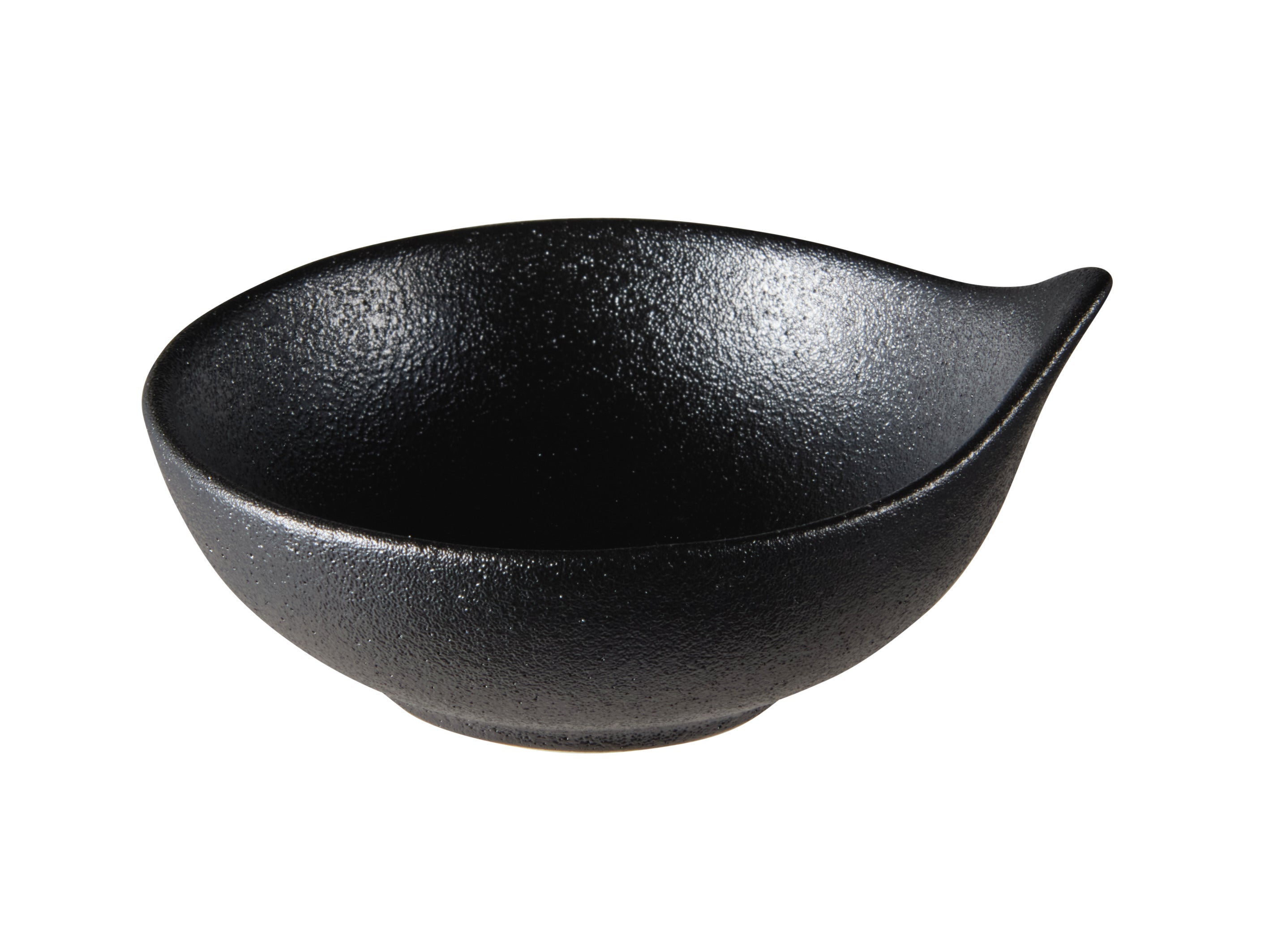 MW Caviar Handled Sauce Bowl 10x4.5cm Black