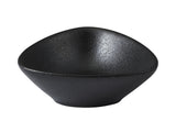 MW Caviar Triangle Sauce Bowl 10x3.5cm Black
