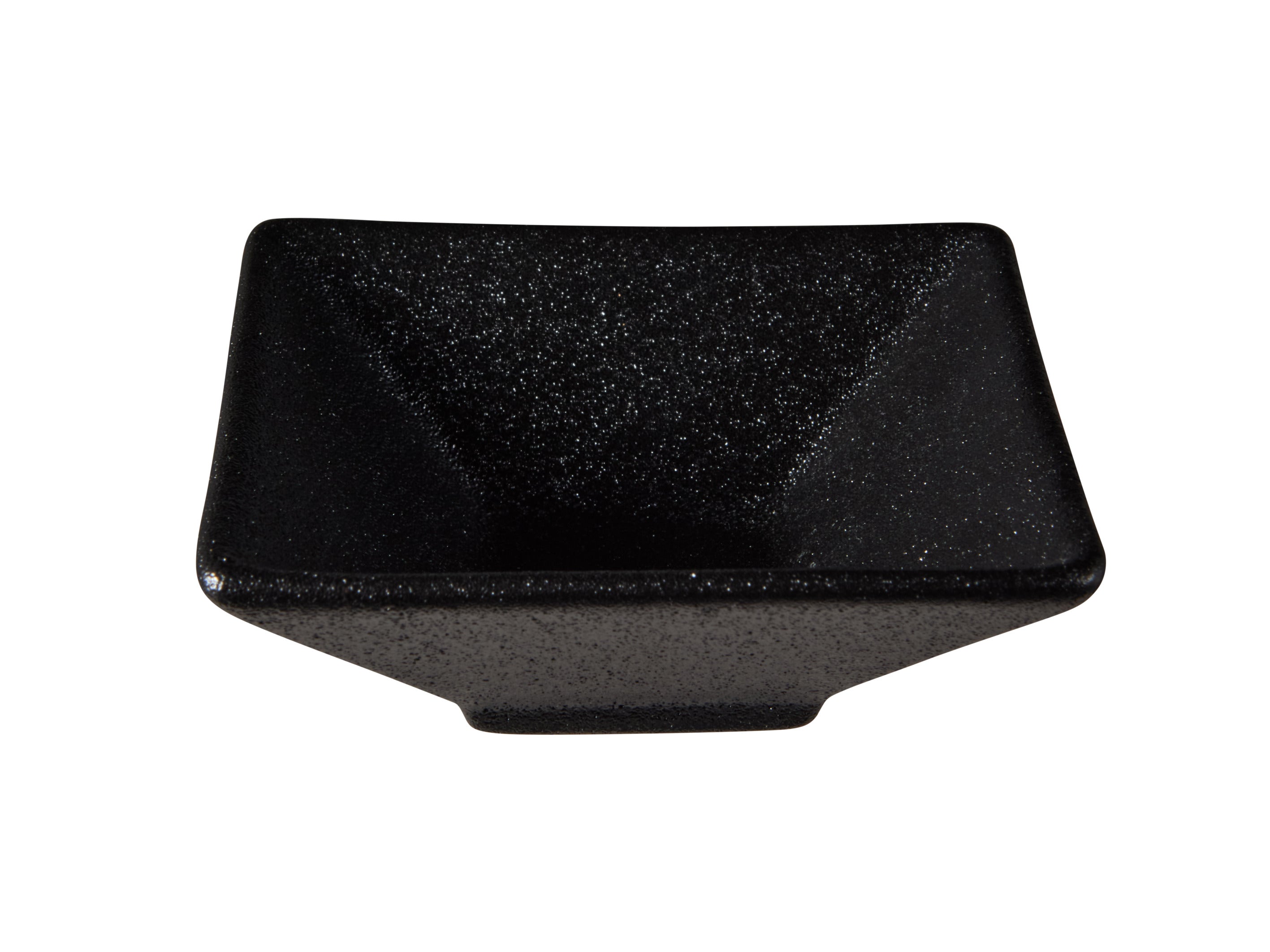 MW Caviar Square Sauce Bowl 8x3cm Black