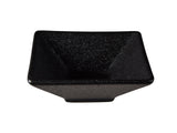 MW Caviar Square Sauce Bowl 8x3cm Black