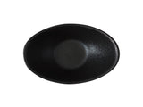 MW Caviar Oval Sauce Bowl 11x4cm Black