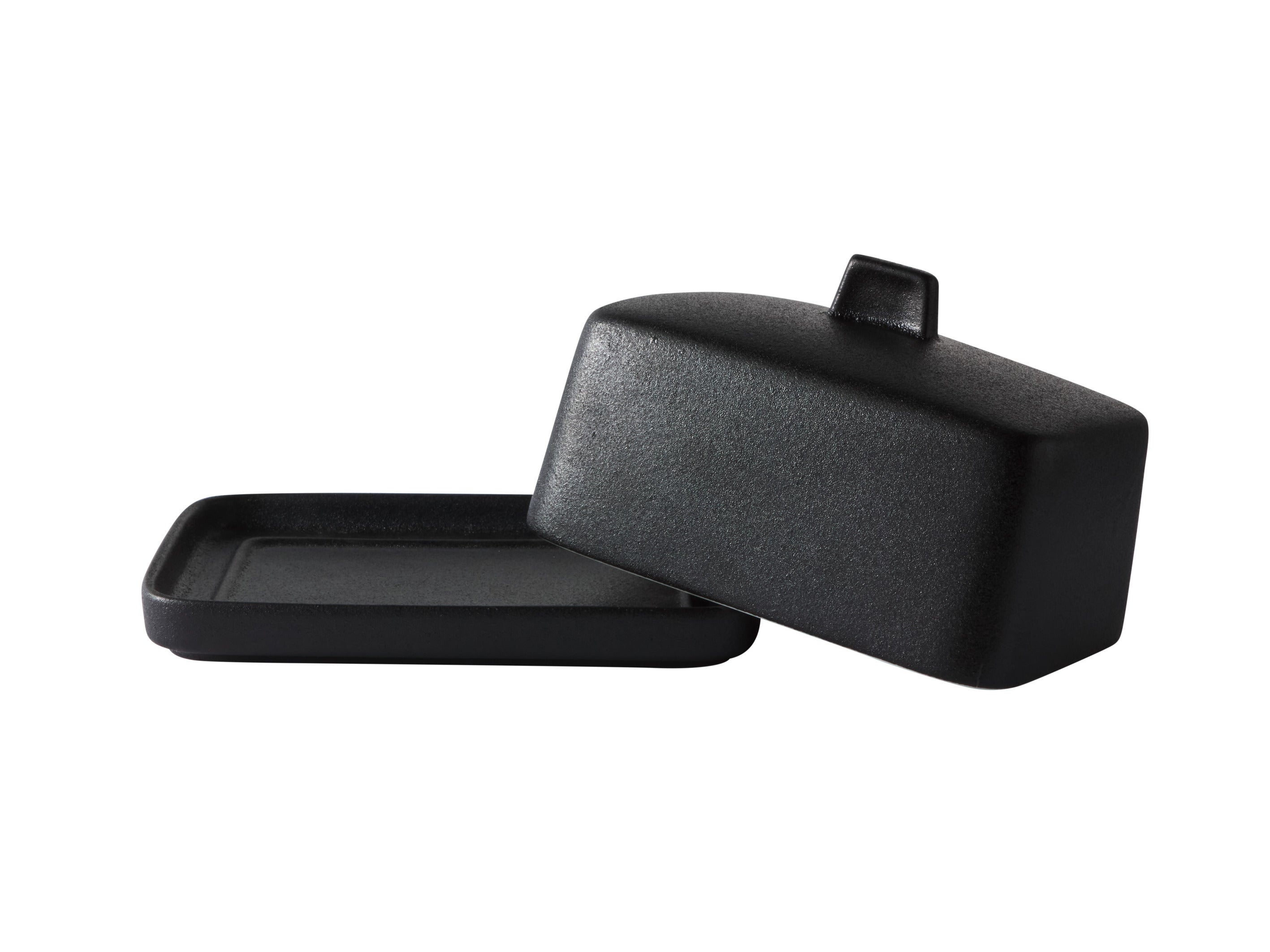 MW Caviar Butter Dish Black Gift Boxed
