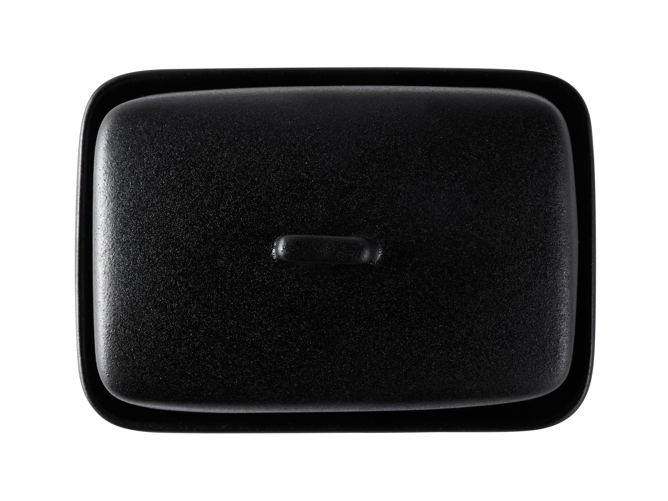 MW Caviar Butter Dish Black Gift Boxed
