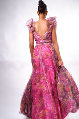 Couture Candy Pink Floral Dress