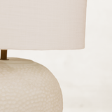 Annona Table Lamp with Linen Shade – Cream