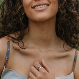 Aqua Ring Silver