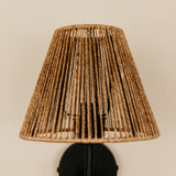 Aria Arc Wall Light with Jute Shade