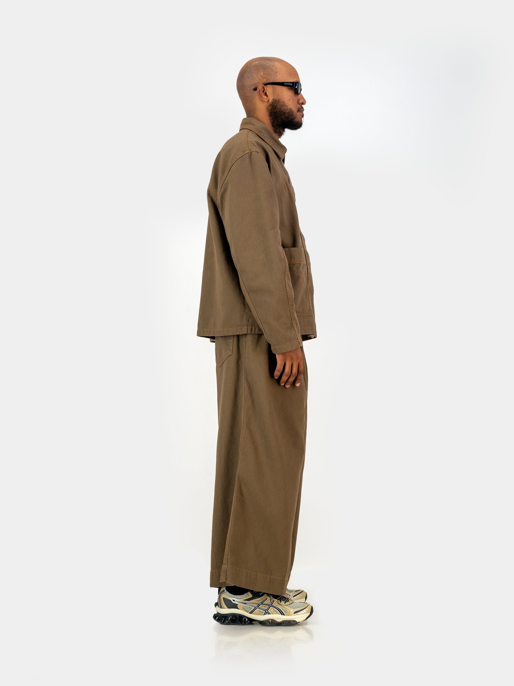 Engineered Denim Jacket - Brown