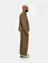 Engineered Denim Jacket - Brown