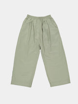 Cropped Seersucker Pants - Sage