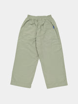 Cropped Seersucker Pants - Sage
