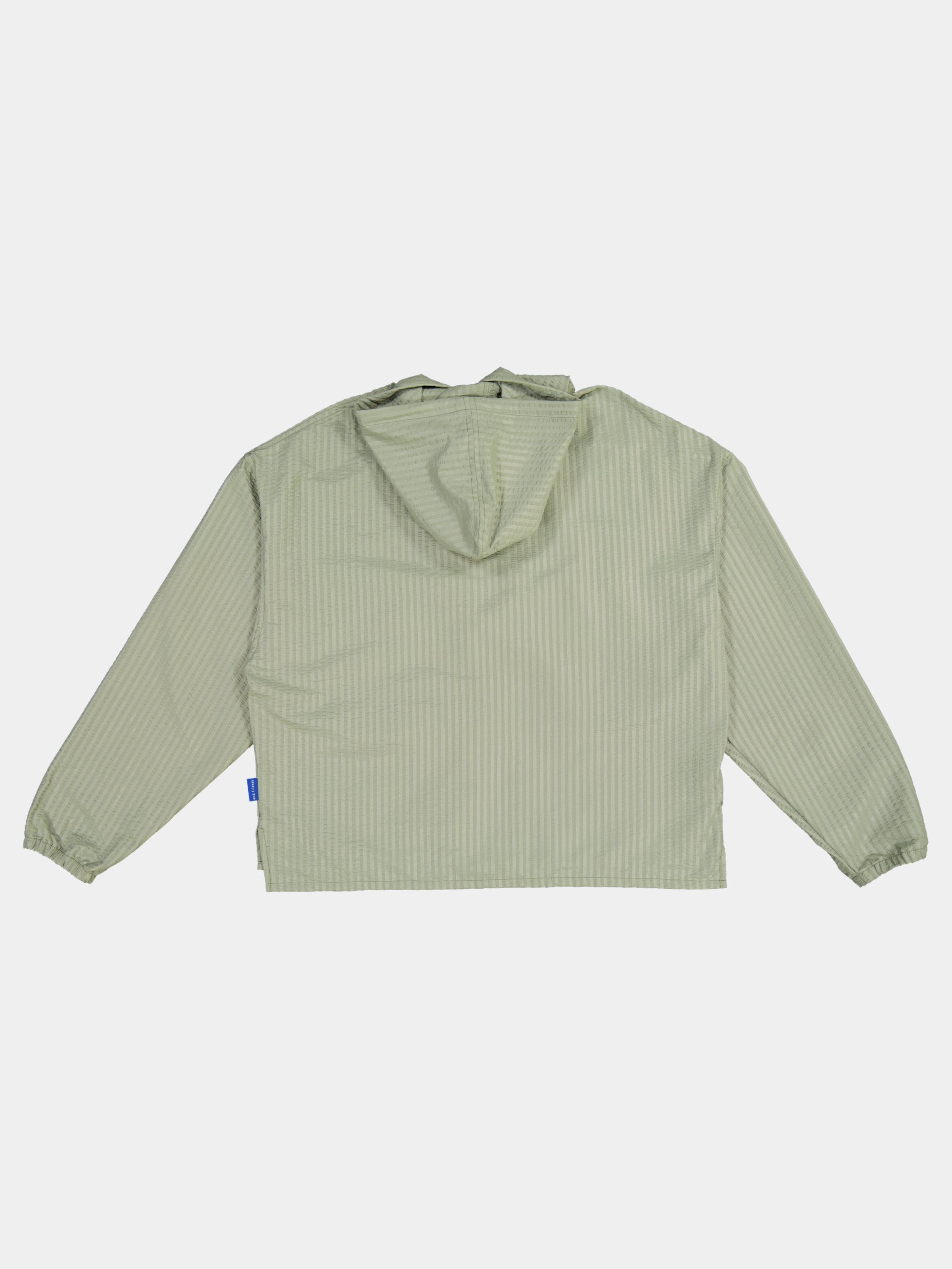 Seersucker Studio Hoodie - Sage