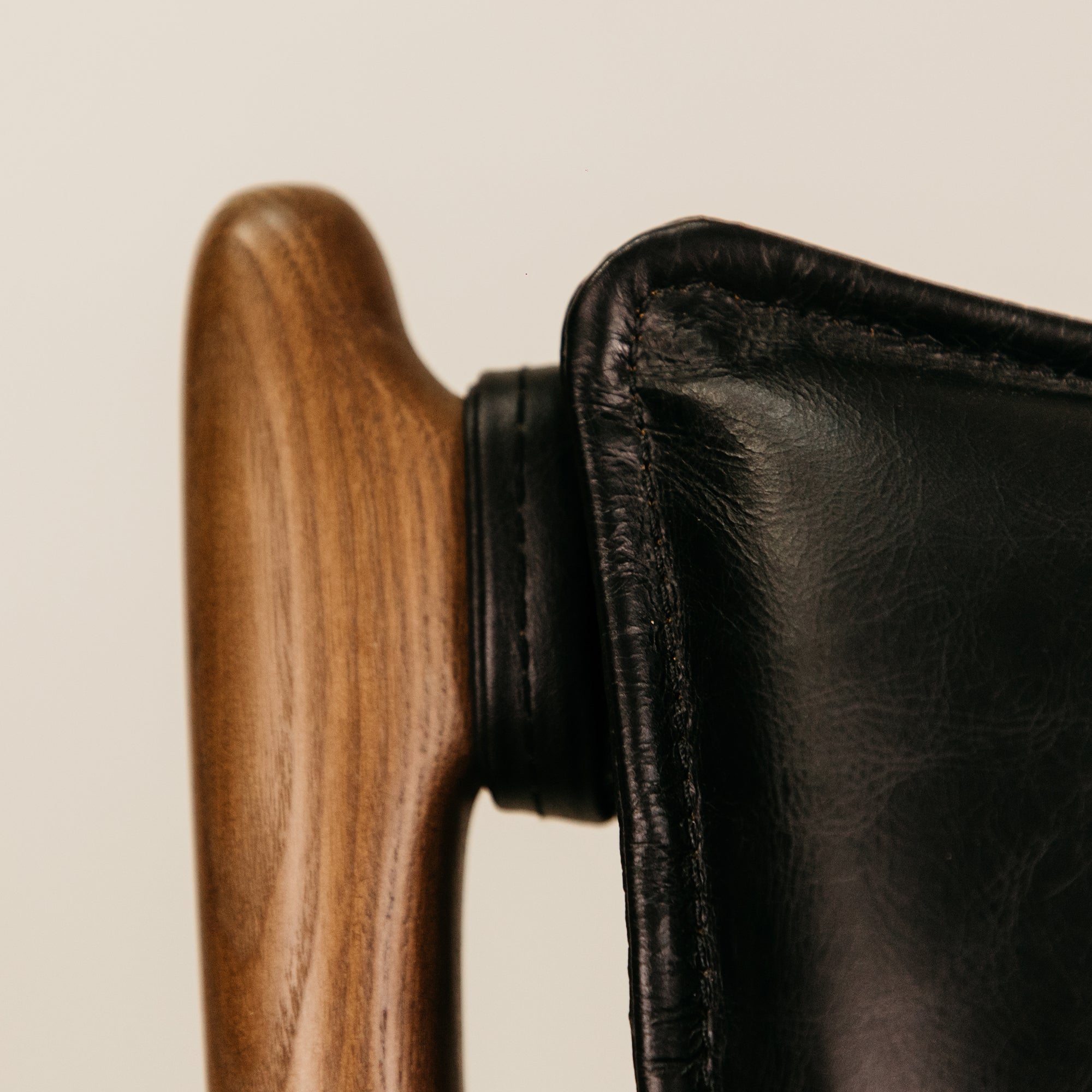 Athena Leisure Leather Chair – Black