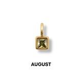 Birthstone Charms Gold