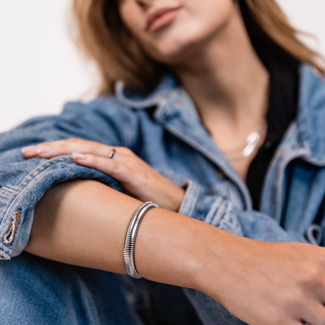 Ava Bangle Silver