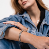 Ava Bangle Silver