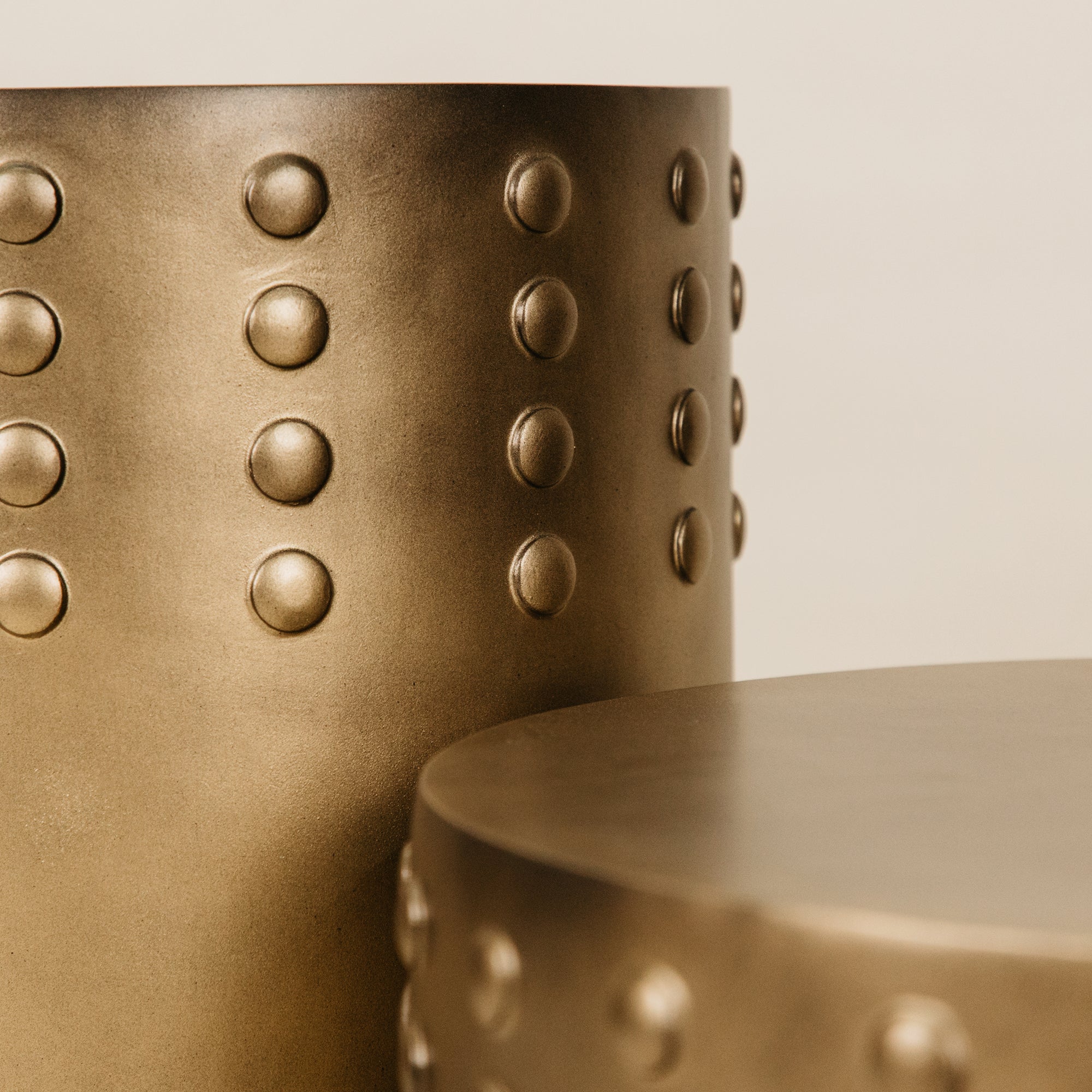 Azure Side Table – Antique Gold