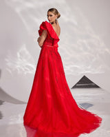 Crimson Rose Red Dress Rental (50 % is Refundable Deposit)