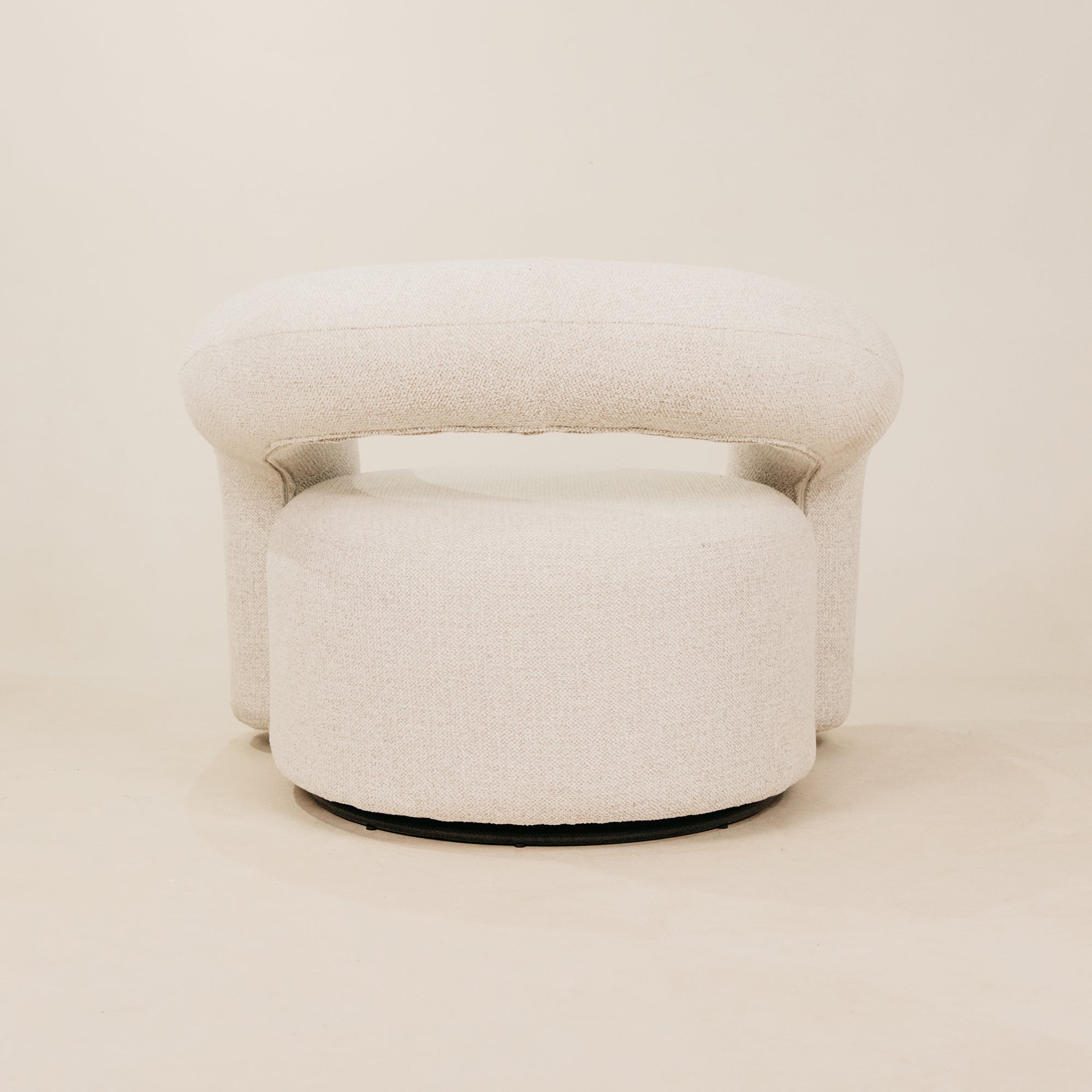 Baraka Swivel Leisure Chair – White