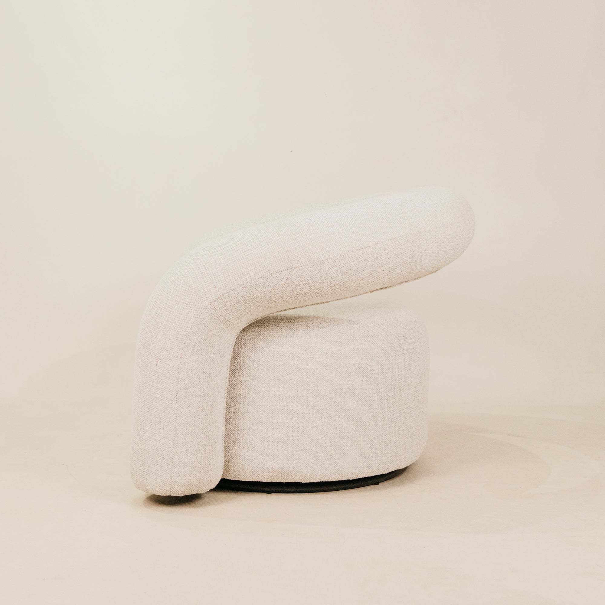 Baraka Swivel Leisure Chair – White