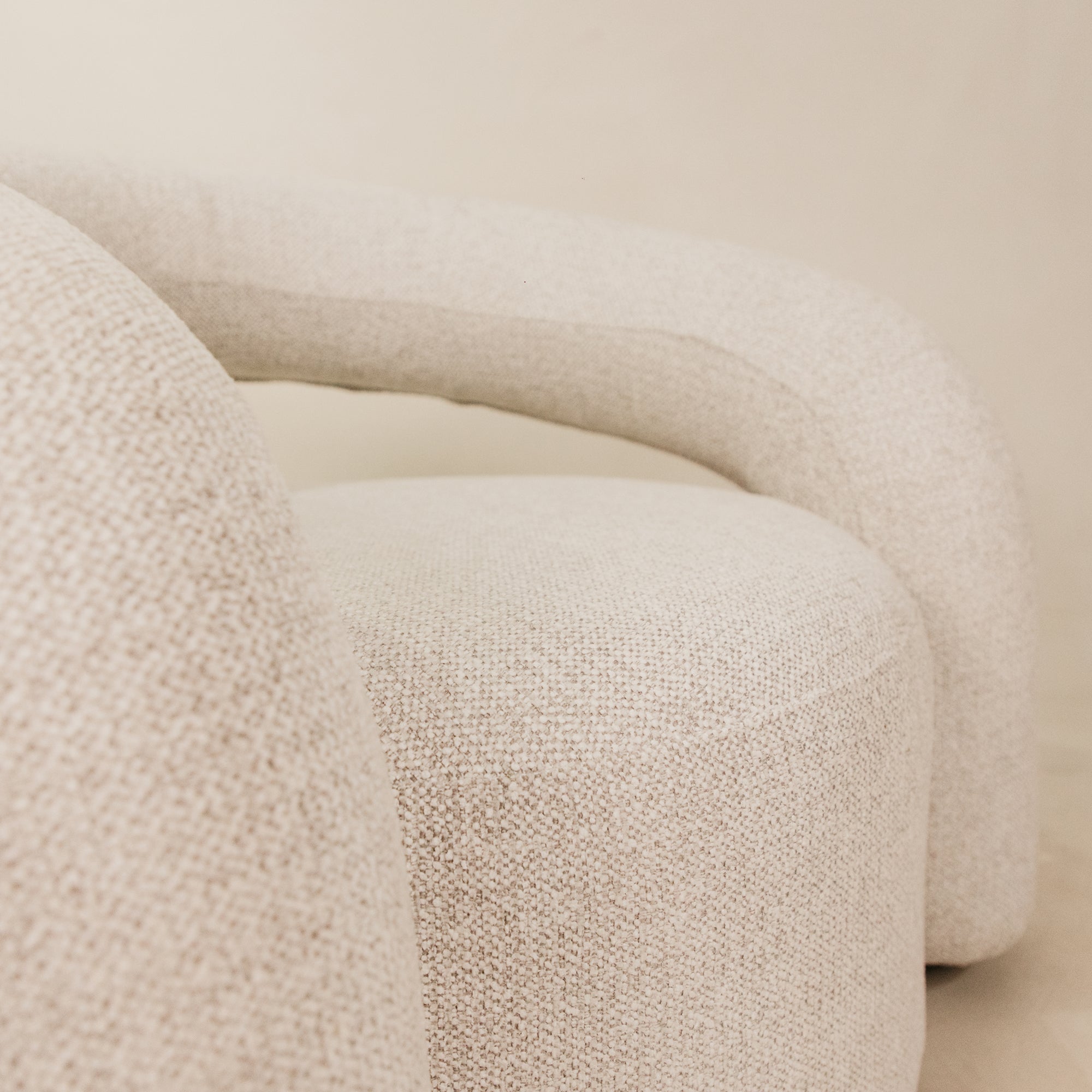 Baraka Swivel Leisure Chair – White