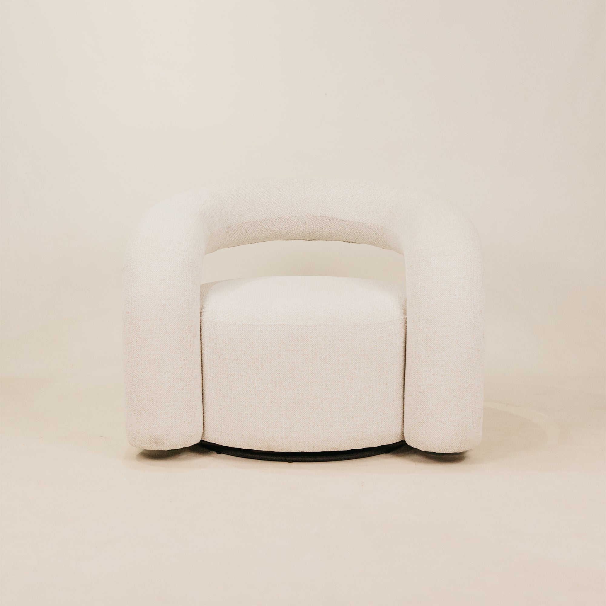 Baraka Swivel Leisure Chair – White