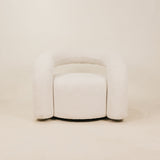 Baraka Swivel Leisure Chair – White