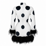 Polka Poise Minnie Shaped Dress