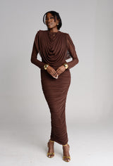 Theodora drape Dress
