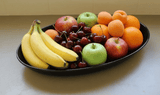 Buffet Oval Dish - Black - Image 1