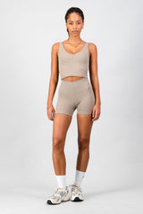 Aria Supportive Tank - Cashew